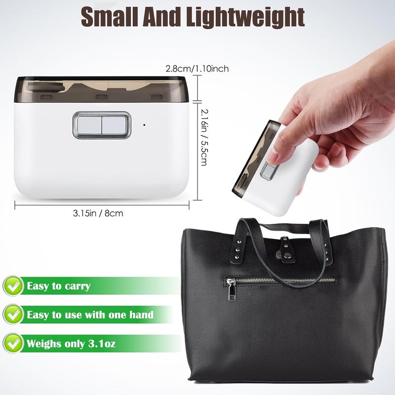 Bangzi Automatic Nail Clipper with Nail File, Electric Baby Nail Clippers with Light, Rechargeable Nail Clippers with Catcher, Electric Nail File for Baby, Kids, Seniors, Caregivers - Image 3